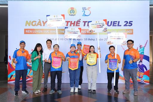 Công đoàn bộ phận hành chính 1 Nhất toàn đoàn tại Hội thao UEL 25