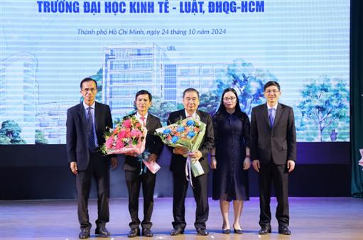 Trường Đại học Kinh tế - Luật, ĐHQG-HCM có 02 Phó Hiệu trưởng được bổ nhiệm lại và bổ nhiệm mới